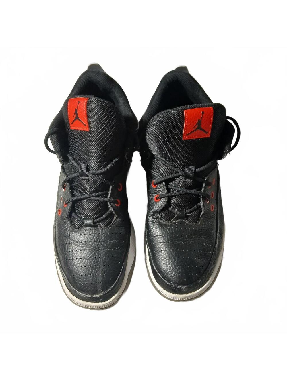 Nike Jordan Black Red Basketball Shoes Retro Streetwear High Top Sneaker Size 13